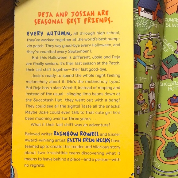 New! From Rainbow Rowell PUMPKIN HEADS. A Graphic Novel - Picture 4 of 5